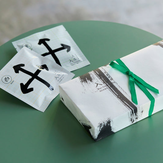 備長炭で炙った炒り餅を合わせた玄米茶 / 上ル入ル 京玄米茶 ティーバッグ6袋