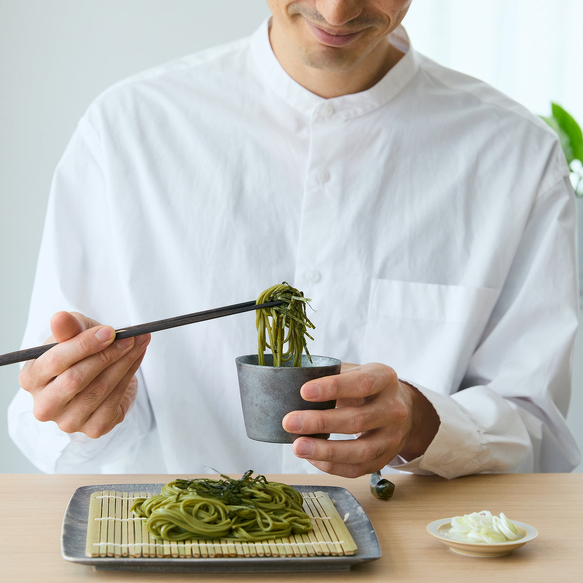 お茶の味と香りがおいしいそば｜茶師・米田末広監修 茶そば詰め合わせ