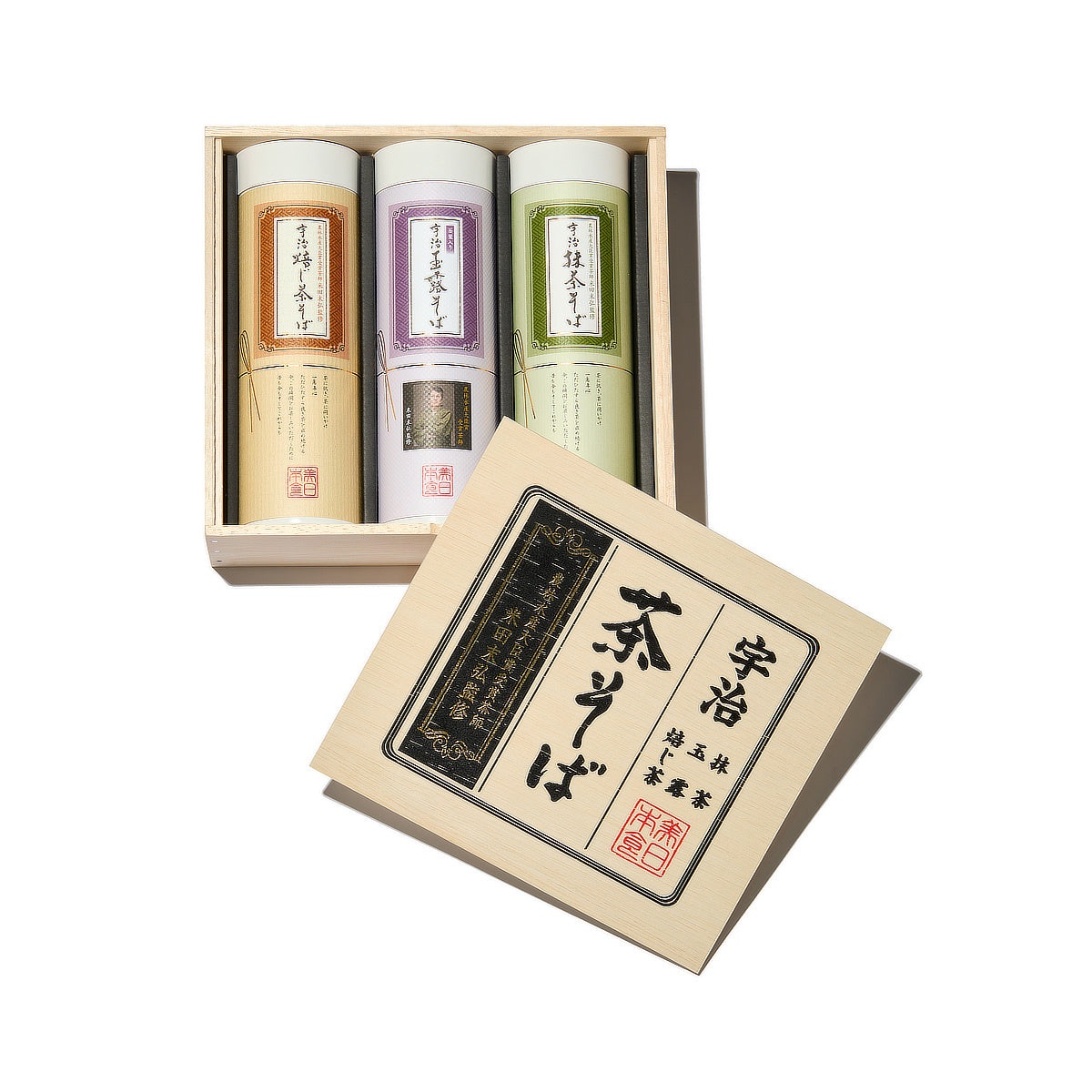 お茶の味と香りがおいしいそば｜茶師・米田末広監修 茶そば詰め合わせ
