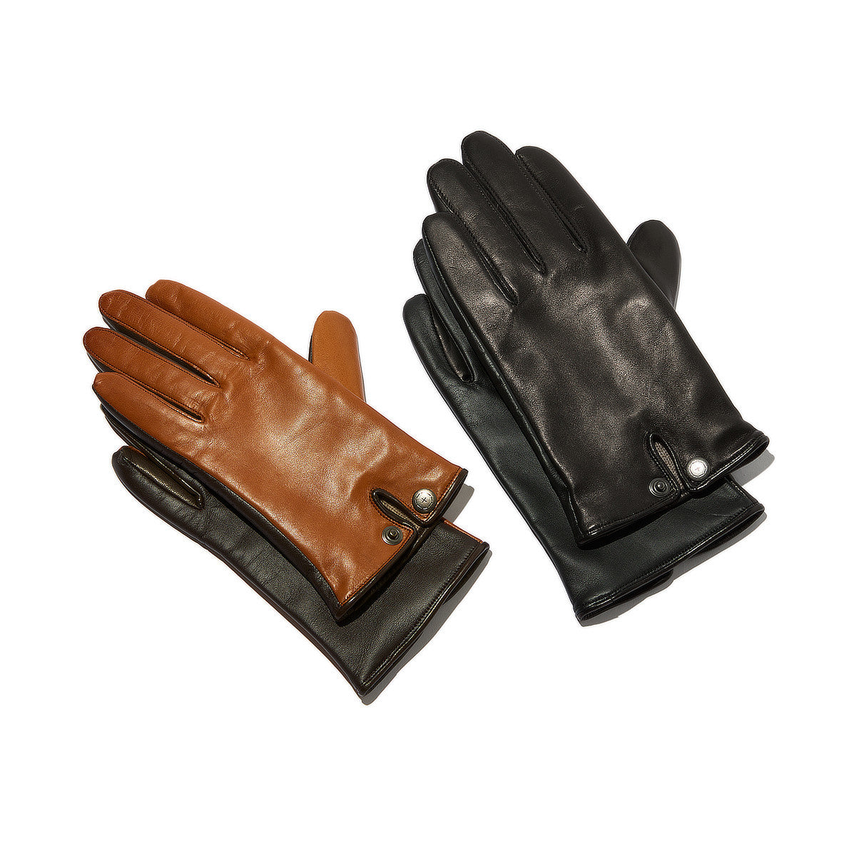 tet. gloves leather touch