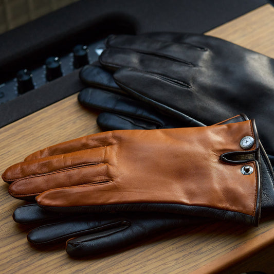 スマホ対応 東かがわ発、レザー手袋「leather touch」｜tet.