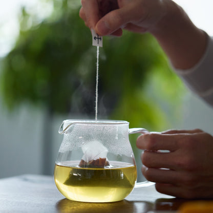 備長炭で炙った炒り餅を合わせた玄米茶 / 上ル入ル 京玄米茶 ティーバッグ6袋