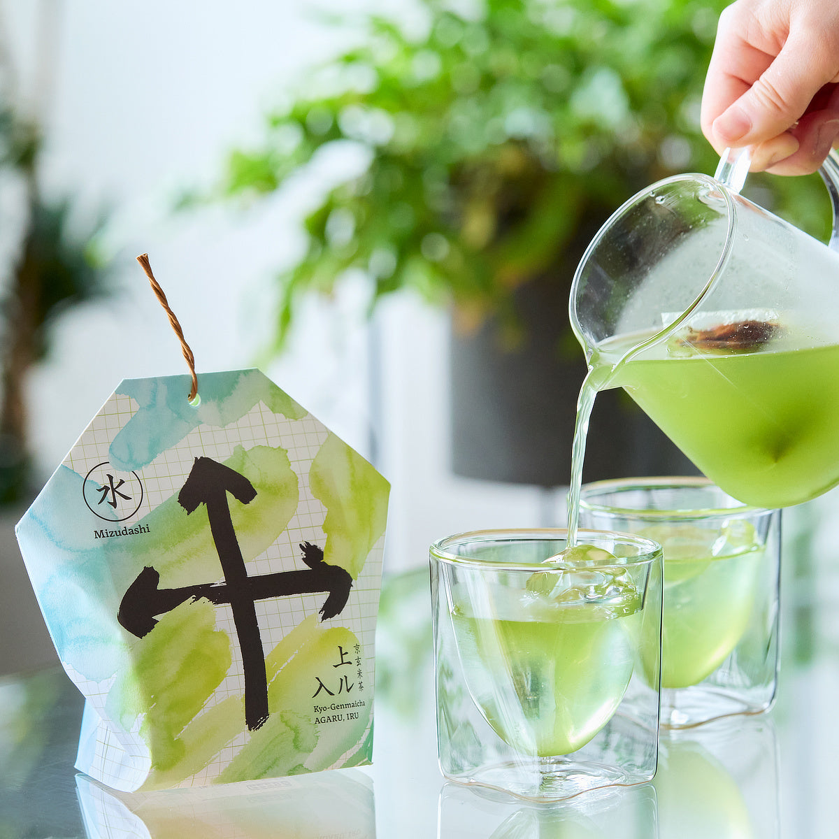 水出し茶12P｜京玄米茶 上ル入ル