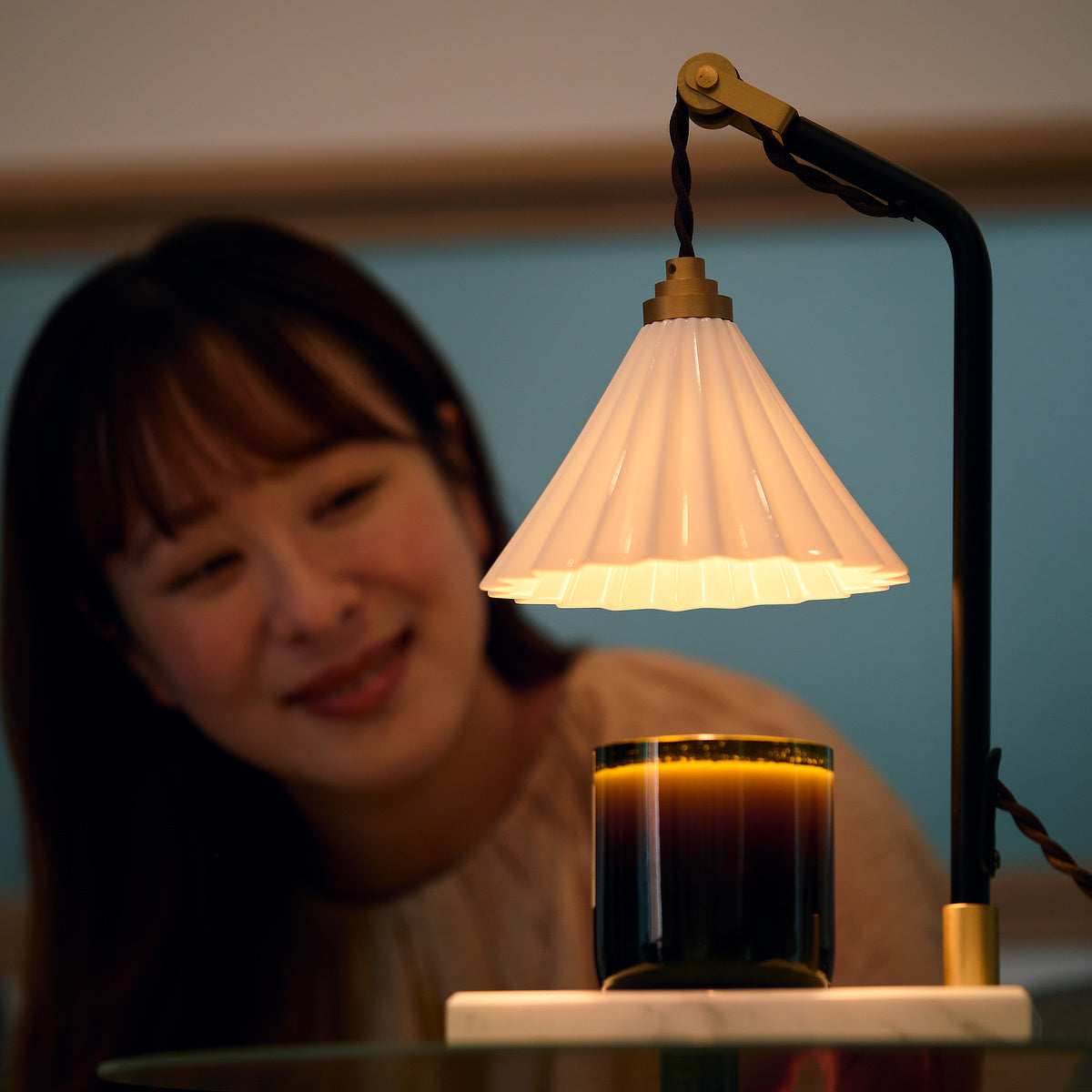 ドリッパーがシェードになるキャンドルウォーマー / ORIGAMI LAMP｜カラー選択