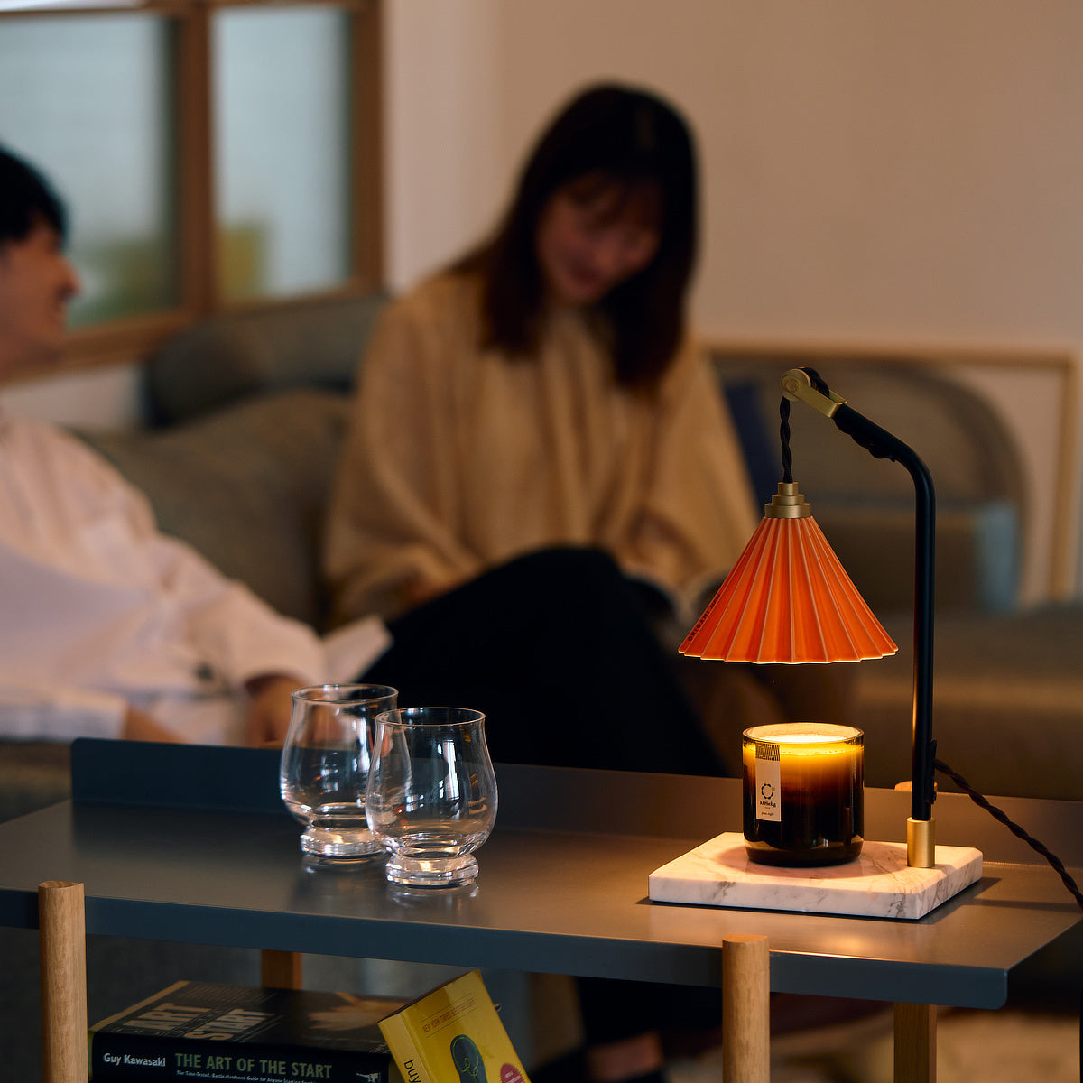 ドリッパーがシェードになるキャンドルウォーマー / ORIGAMI LAMP｜カラー選択