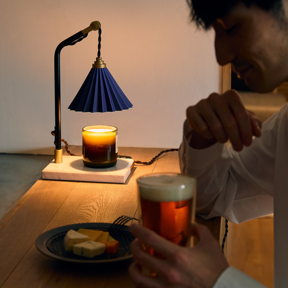 ドリッパーがシェードになるキャンドルウォーマー / ORIGAMI LAMP｜カラー選択