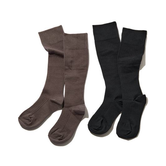 むくみ軽減のコットンリブ着圧ソックス / MAEÉ | サイズ・カラー指定