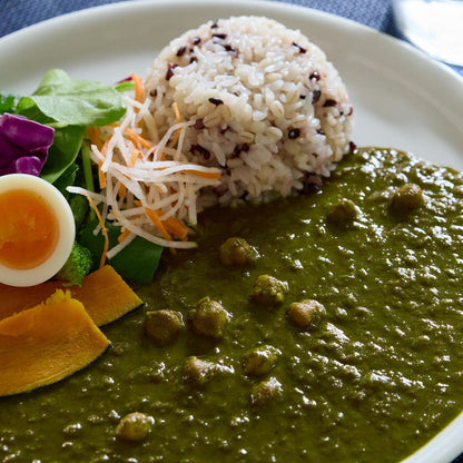 クロレラ入り100%植物性のレトルトカレー / クロレラベジカレー