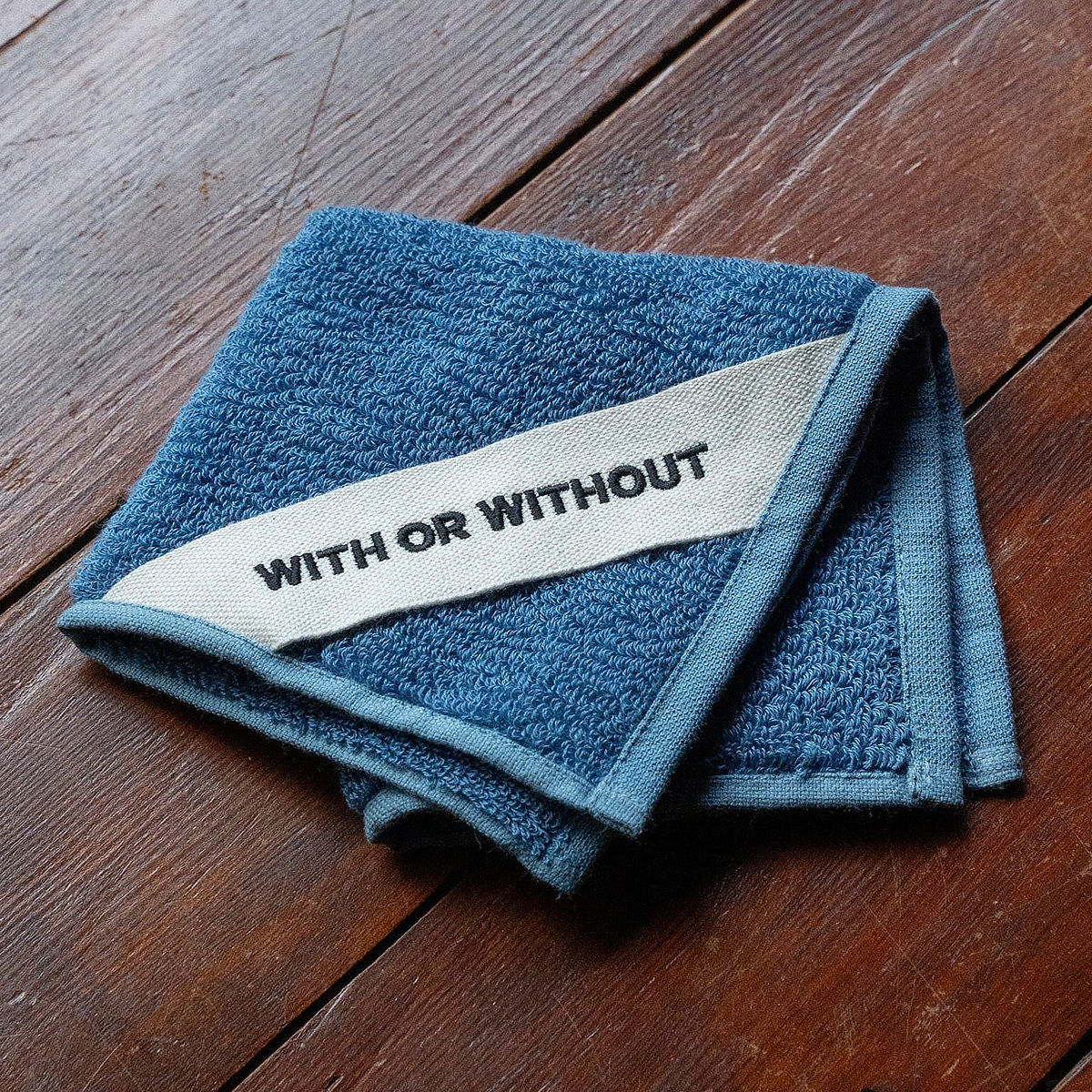 シルク20% ハンド／New Blue｜WITH OR WITHOUT