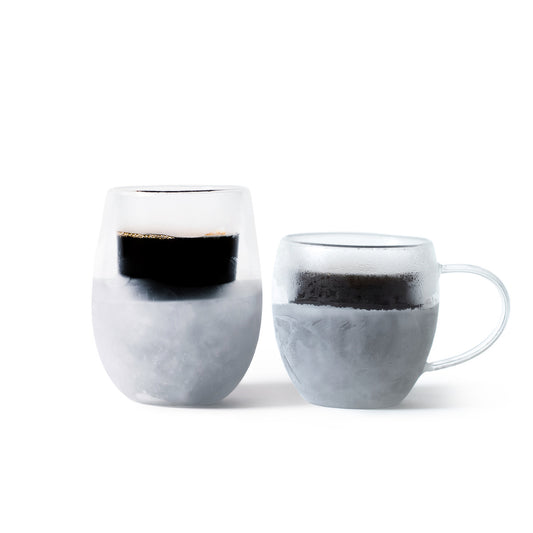 《凍るグラス》氷いらずで冷たさをキープする「アイスクイックグラス」｜Espresso Tokyo×豆善