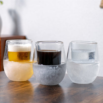《凍るグラス》氷いらずで冷たさをキープする「アイスクイックグラス」｜Espresso Tokyo×豆善